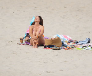 Dzień Dobry Chałupy! Anna Kalczyńska na plaży