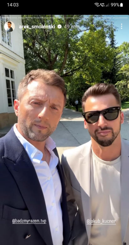 Ramówka TVP jesień 2023. Jakub Kucner (Rafał z M jak miłość), Arkadiusz Smoleński (Bartek)