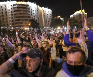 Demonstracje po wyborach na Białorusi