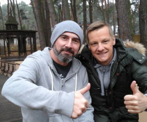 M jak miłość. Piotr Zduński (Marcin Mroczek), Adam Werner (Jacek Kopczyński)