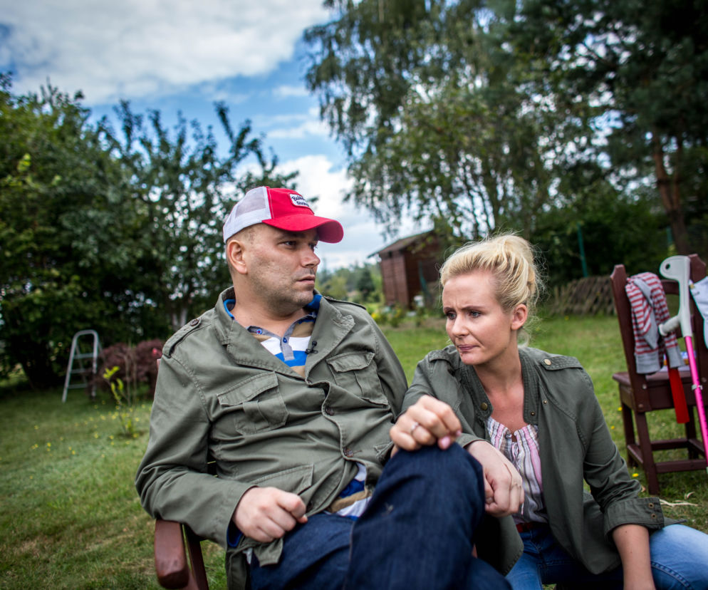 Tomasz Kalita z partnerką