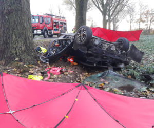 Dwie osoby nie żyją. Tragedia na drodze w pow. kościańskim