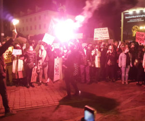 Protest w centrum Bydgoszczy