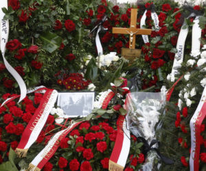 Pogrzeb fotoreportera Adama Chełstowskiego