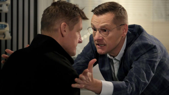 M jak miłość odc. 1927. Paweł (Rafał Mroczek), Piotrek (Marcin Mroczek)