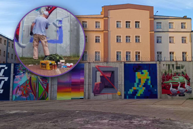 Areszt zyskał nowe oblicze dzięki artystom z różnych stron świata. Na murach pojawiło się kolorowe graffiti