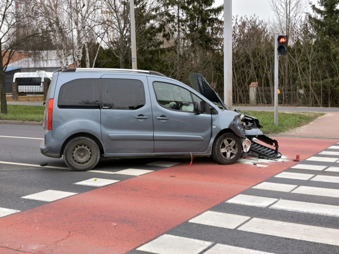 Wypadek na Konstytucji 3 Maja w Lesznie