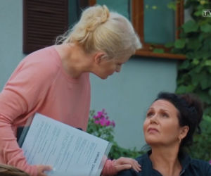 M jak miłość odc. 1623. Marysia (Małgorzata Pieńkowska), Marta (Dominika Ostałowska)