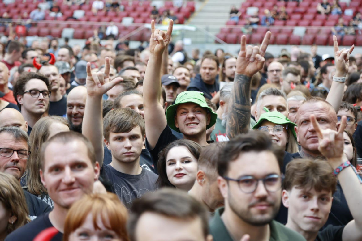 Koncert AC/DC w Warszawie (4.07.2025) - część pierwsza. Organizatorem koncertu jest Live Nation
