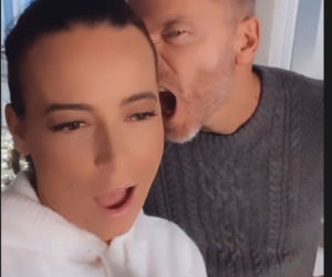 M jak miłość na planie. Magda (Anna Mucha), Andrzej Budzyński (Krystian Wieczorek)