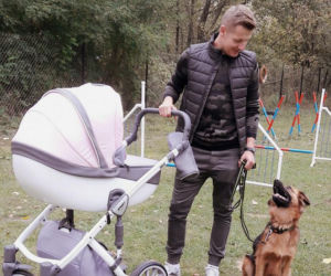 Rafał Mroczek kupił dla córki wózek za 2 tys. zł