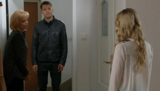 M jak miłość odc. 1075. Tomek (Andrzej Młynarczyk), Dorota (Katarzyna Żak), Joanna (Barbara Kurdej-Szatan)