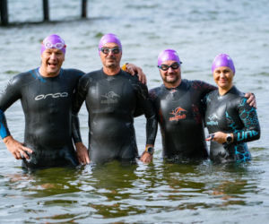 Triathlon nad Jeziorem Żarnowieckim. Lubkowo zdało sportowy test