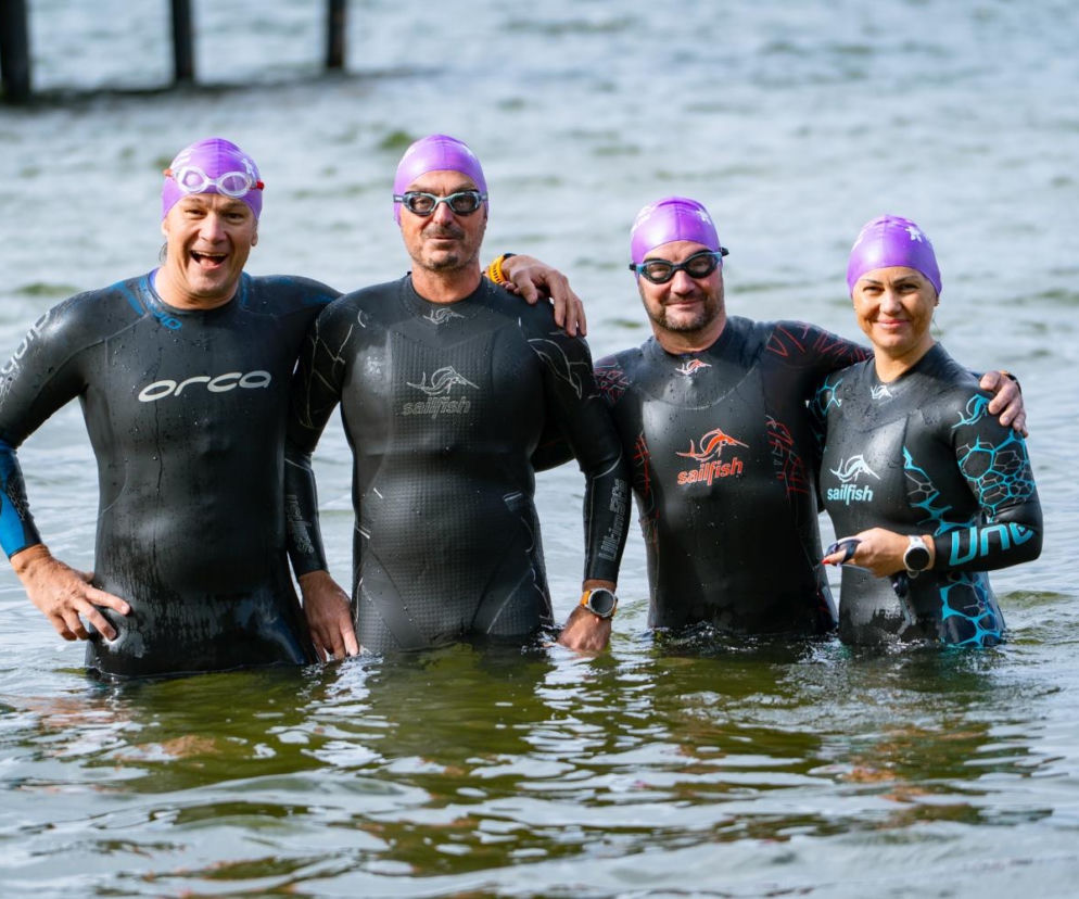Triathlon nad Jeziorem Żarnowieckim. Lubkowo zdało sportowy test