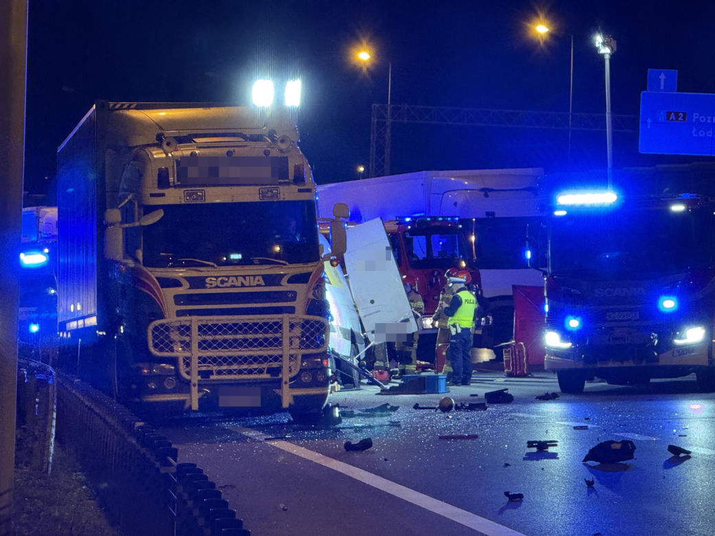 Tragedia na S2 pod Warszawą. Pięć osób nie żyje w wyniku wypadku drogowego w pobliżu Konotopy!