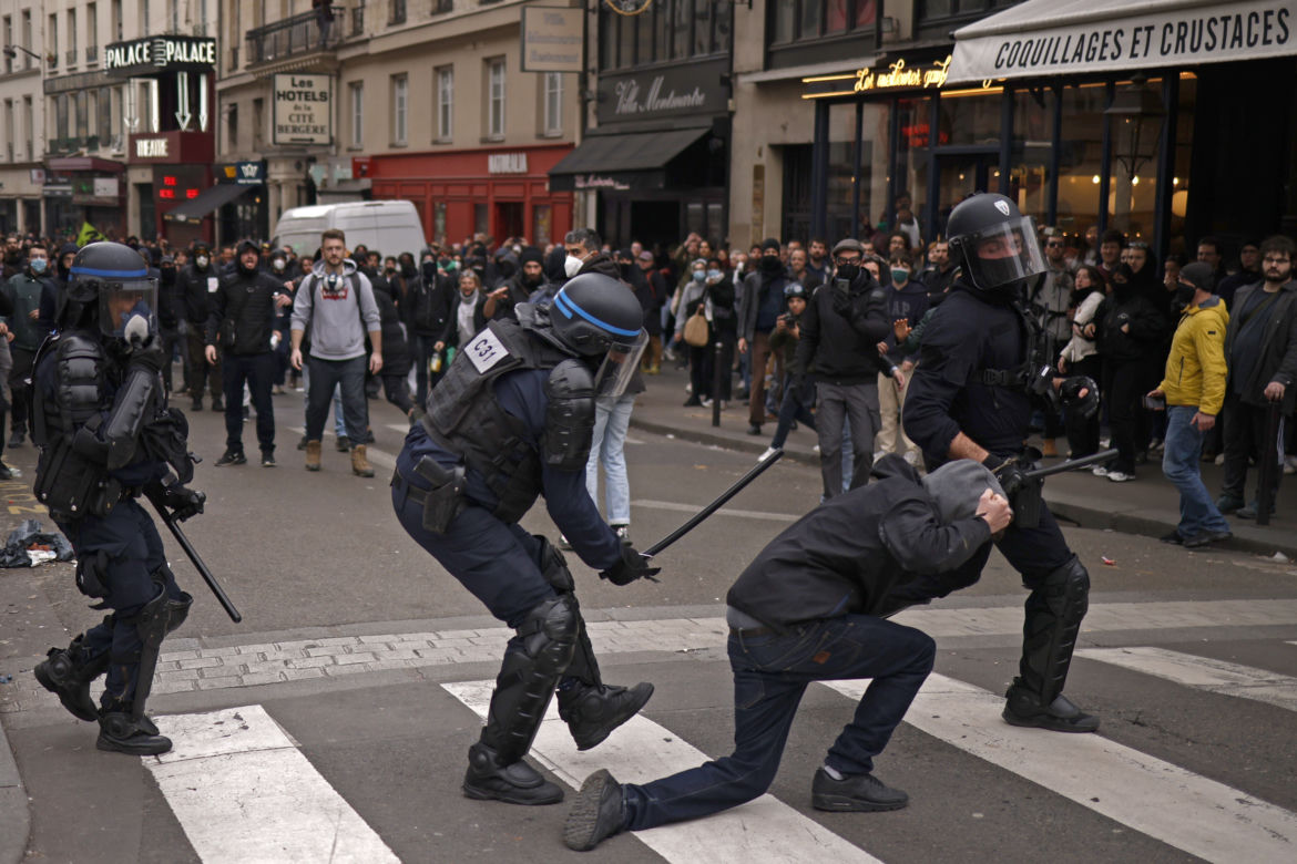 Protest we Francji