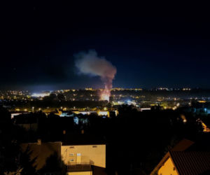 Pożar przy Wierzbowej w Starachowicach