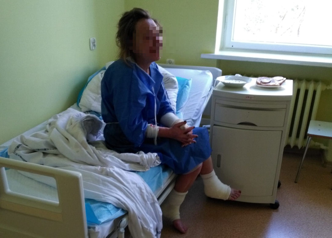 Pijana pacjentka spaliła pomieszczenie na szpitalnym oddziale ratunkowym