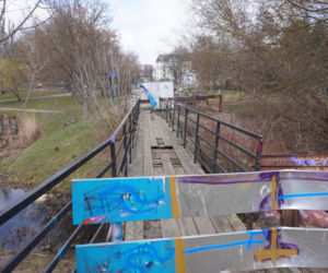 Kładka w Parku Skaryszewskim nieczynna od 2022 roku