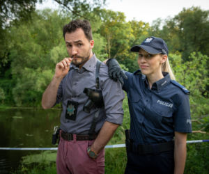 Dzielnica Strachu. Karolina (Maja Wachowska), Rafał (Maciej Kosmala).