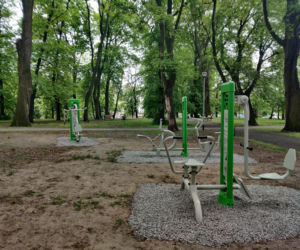 Siłownia pod chmurką w parku im. Hanny Pudlis