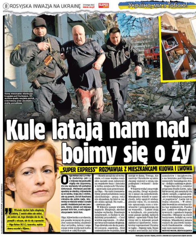 Pierwsze dni wojny w Ukrainie. Tak relacjonowaliśmy je w "Super Expressie"