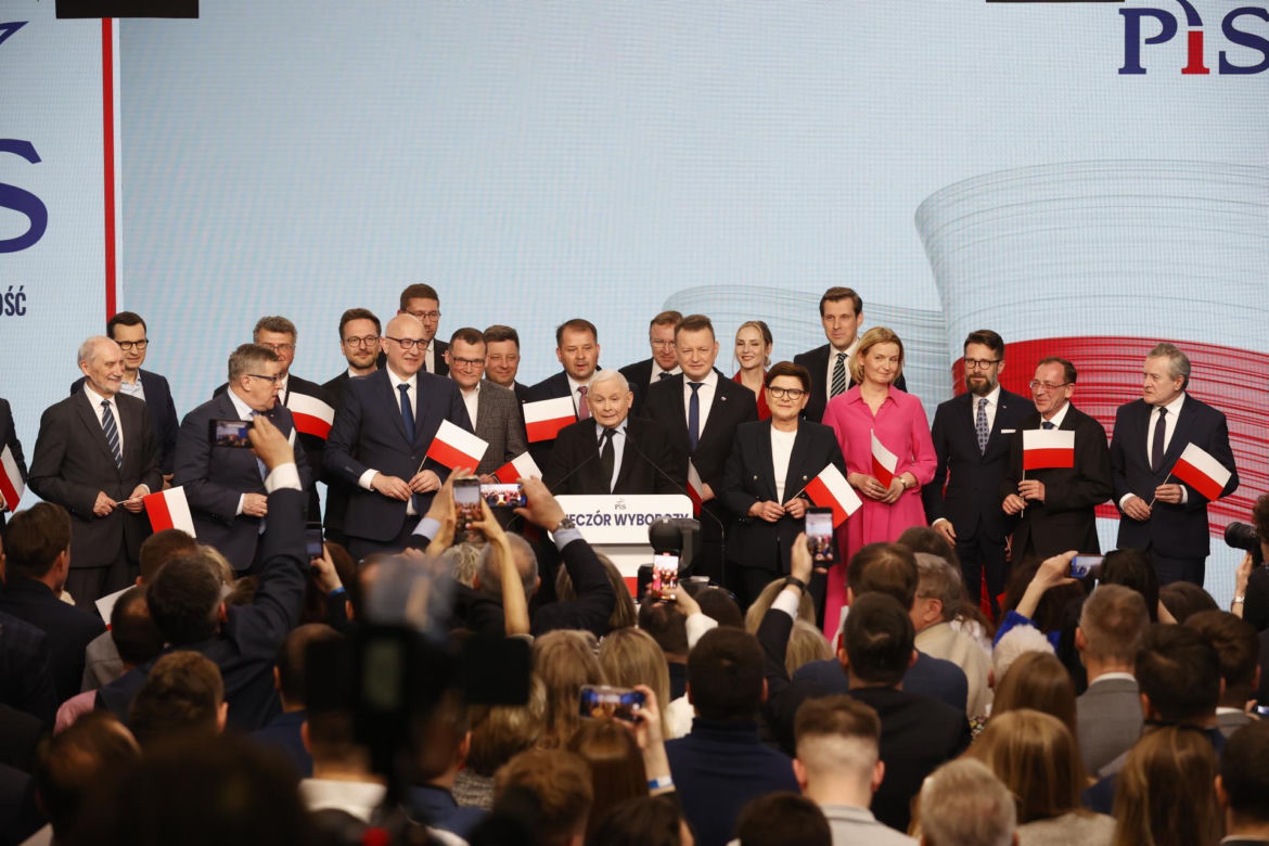 Wieczór wyborczy Prawa i Sprawiedliwości 