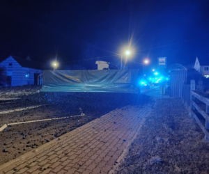 Wypadek w Dziadkowicach (22.02.2022)