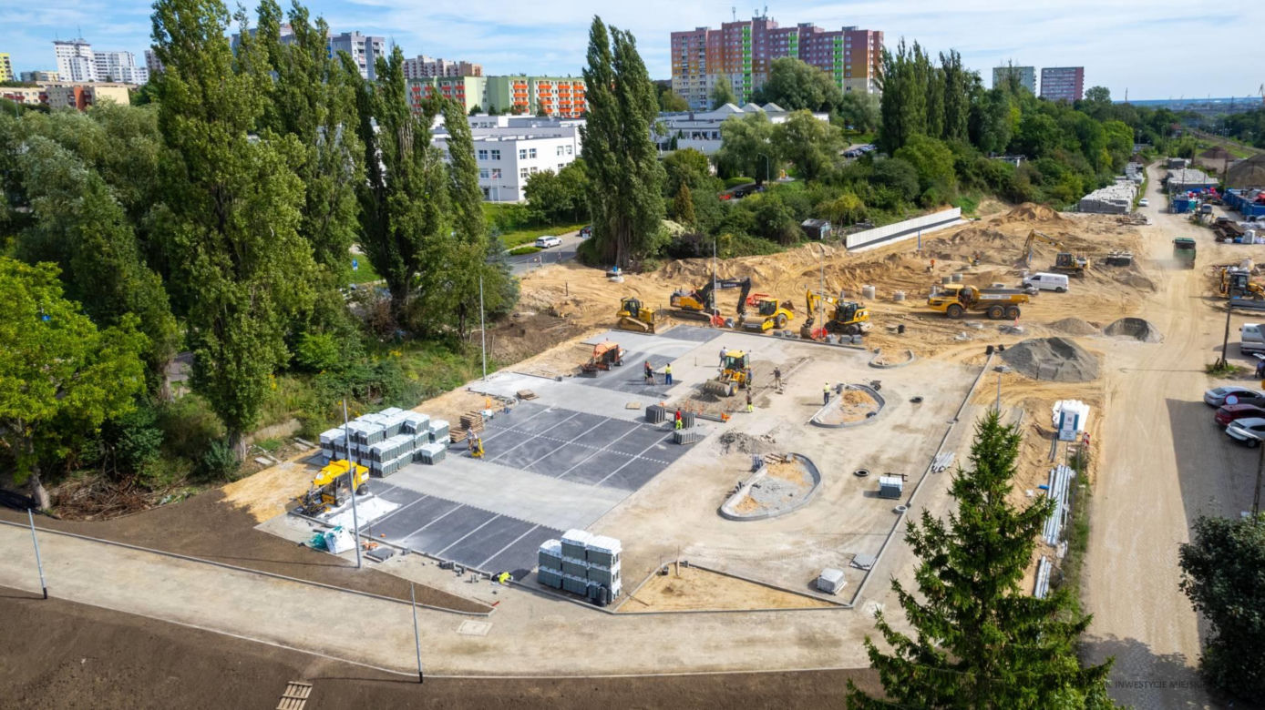 Budowa parkingu dla SKM Niebuszewo