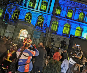 Szczecińscy rowerzyści na Festiwalu Światła w Berlinie
