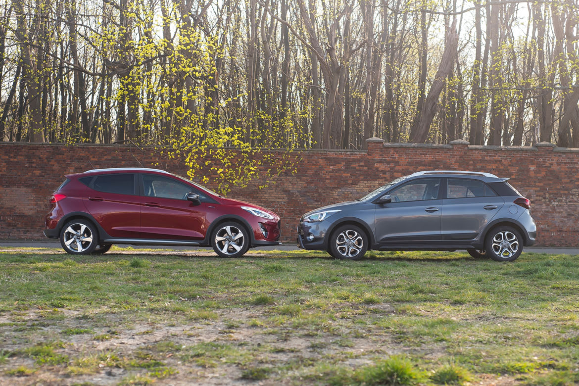 Hyundai i20 Active 1.0 T-GDI 100 KM vs. Ford Fiesta Active 1.5 EcoBlue 120 KM