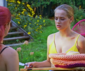 Barwy szczęścia odc. 1993. Oliwka (Wiktoria Gąsiewska), Mia (Maria Ruddick)