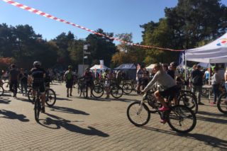 Kilkuset rowerzystów na mecie. W Wawrze kolejny raz odbyła się impreza Poland Bike Marathon 2018 [AUDIO]