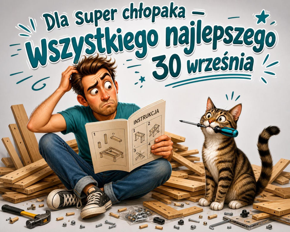 Śmieszna kartka na Dzień Chłopaka