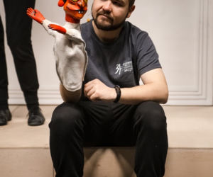 Przygotowania spektaklu Legendy ziemi świętokrzyskiej w Teatrze Kubuś w Kielcach
