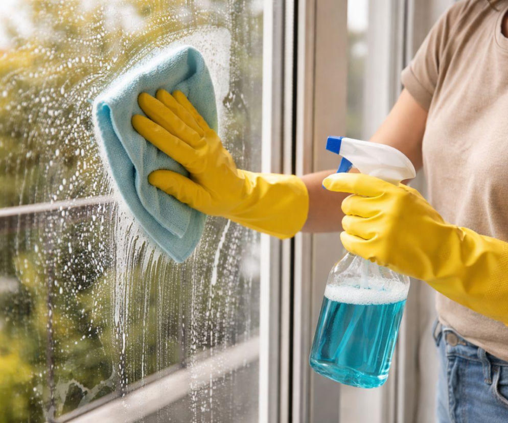 mycie okien, sprzątanie