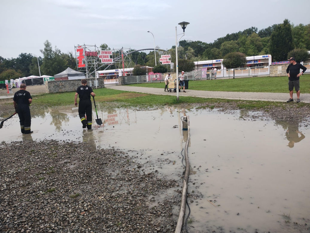 Męskie Granie w Żywcu. Burza spowodowała odwołanie koncertu
