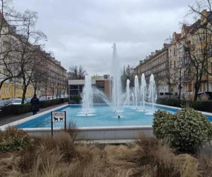 Aleja Fontann - koncepcja według AI