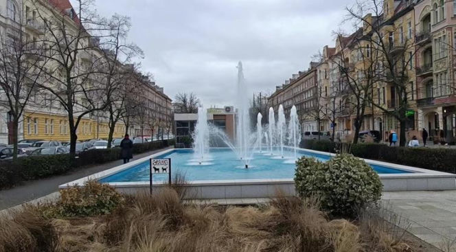 Aleja Fontann - koncepcja według AI