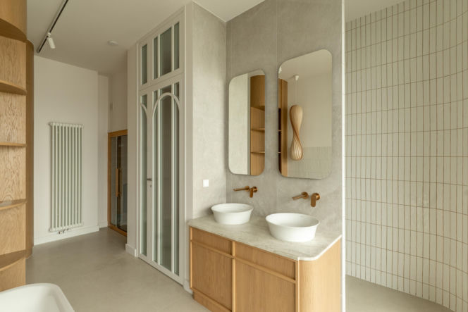 Dwupoziomowy apartament na Powiślu - Decoroom