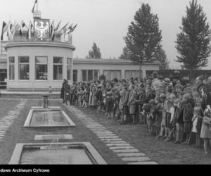 Uroczystość poświęcenia ogródka jordanowskiego w Katowicach (1939 r.)