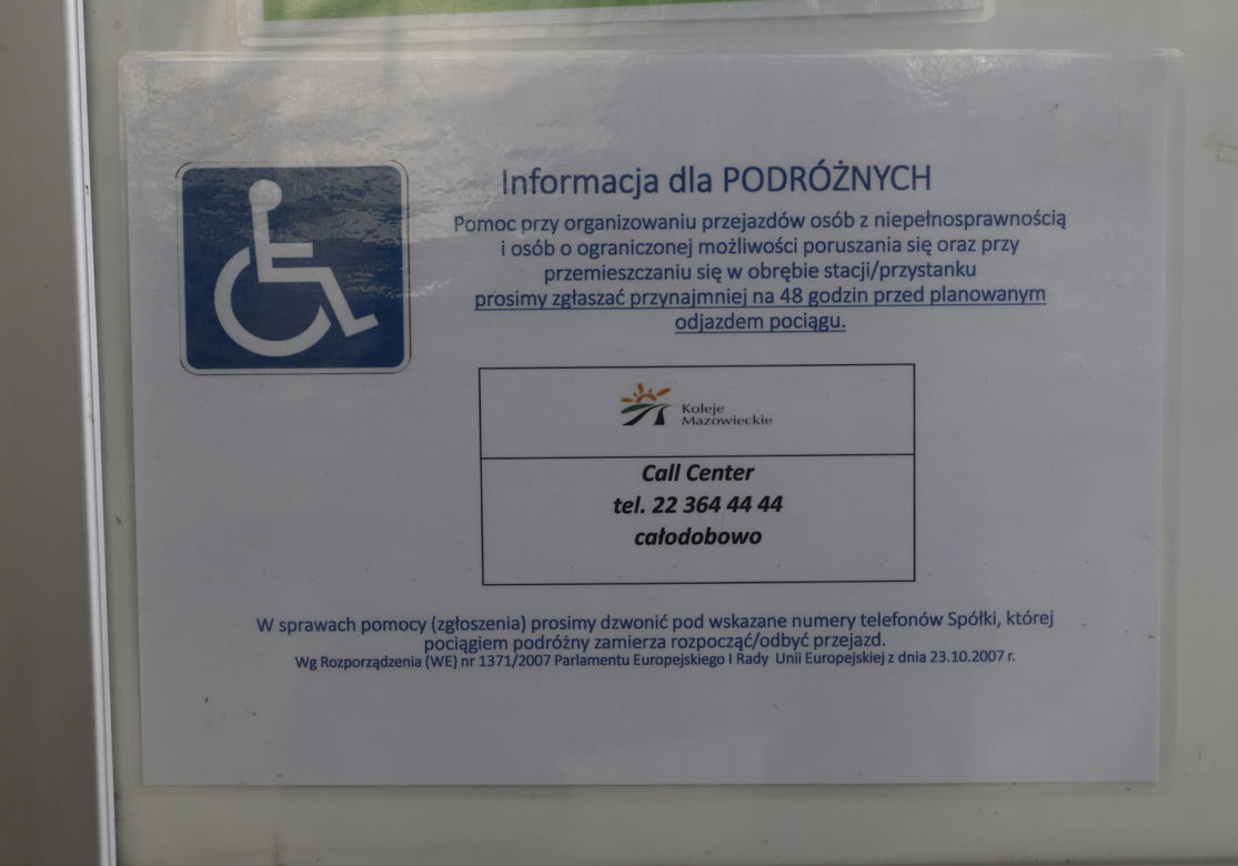 Kuriozum na Ochocie. Niepełnosprawni wykluczeni, PKP rozkłada ręce