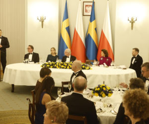 Obiad na cześć szwedzkiej pary królewskiej