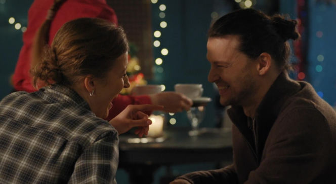 M jak miłość odc. 1930.  Mikołaj Lipiński (Mateusz Kościukiewicz), Natalka (Dominika Suchecka)