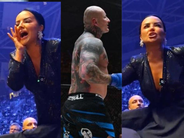 Tak narzeczona Artura Szpilki przeżywała jego walkę na KSW. Cały czas powtarzała jedno. Jej wrzask słuchać było w całej hali! 