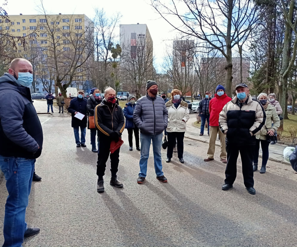 Protest pod siedzibą LWSM „Morena” w poniedziałek, 15.03.2021 r.
