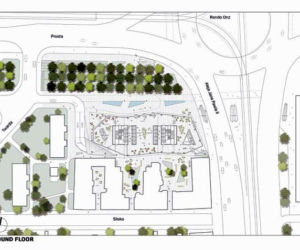 Nowy biurowiec przy rondzie ONZ (projekt Schmidt Hammer Lassen)