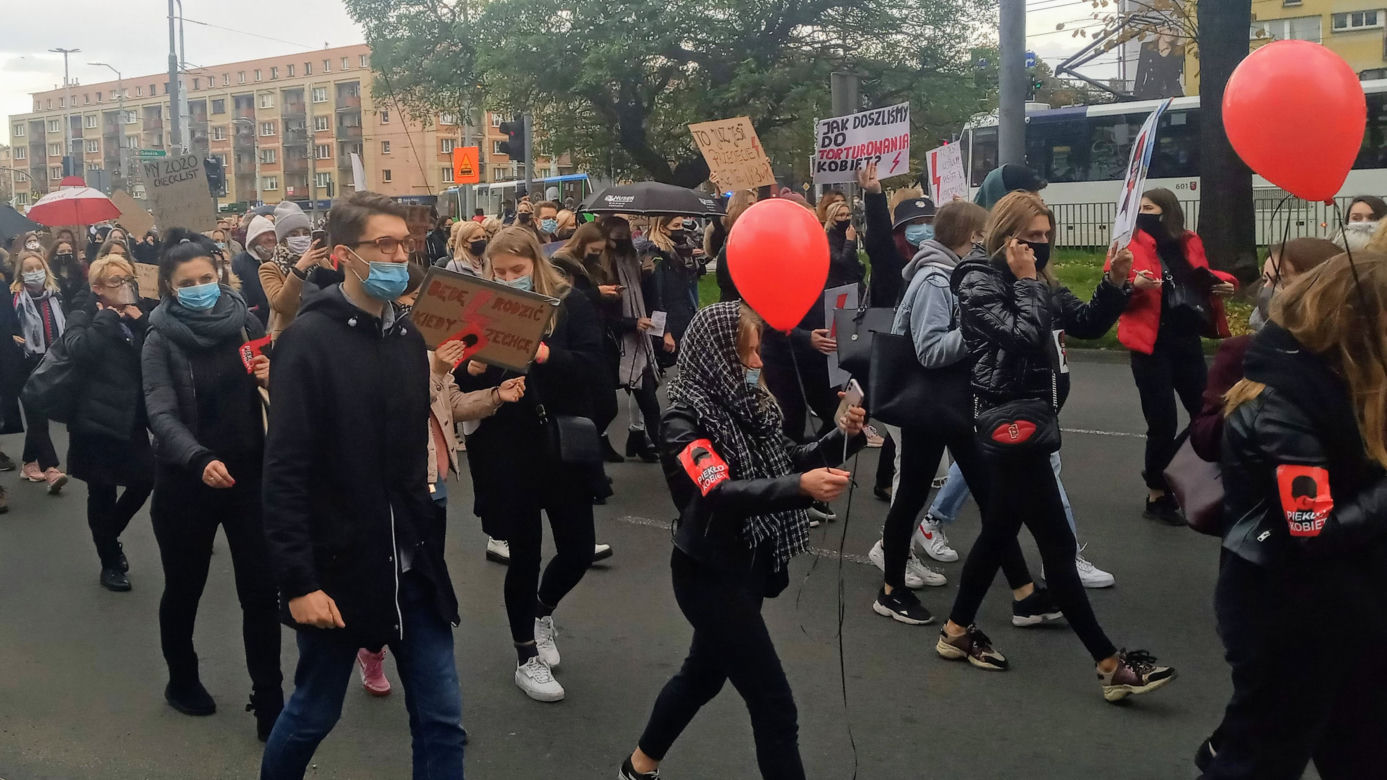 Protest kobiet w Szczecinie - 28.10.2020