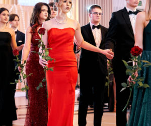 Studniówka siedleckiej Królówki 2026 - walc i polonez