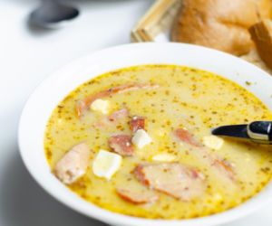 Zupa kwas – kujawska biała zupa z soku z kiszonej kapusty jak u babci